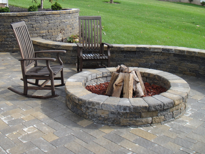 New fire pit in Weatogue CT